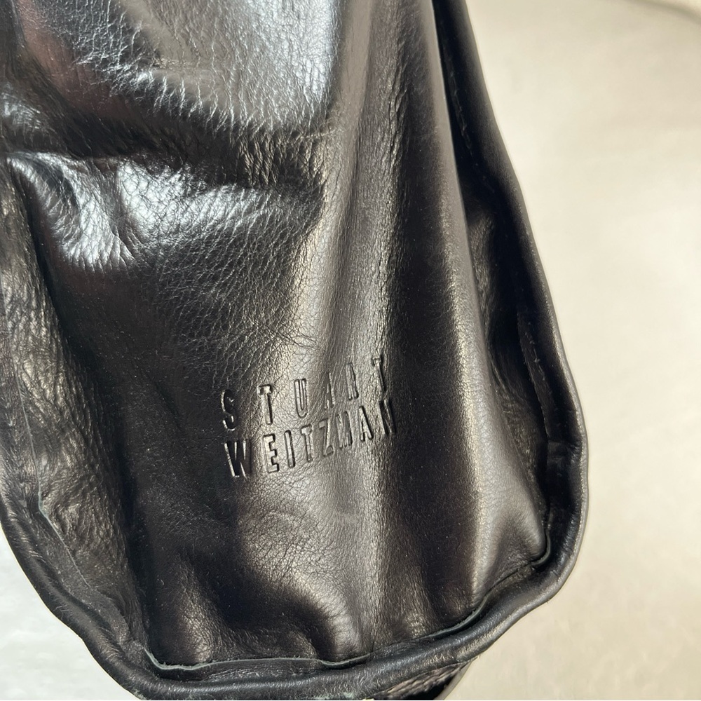Stuart Weitzman Leather Patchwork Handbag Shoulde… - image 6